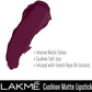 Lakme Cushion Matte Lipstick, Purple Diamond, 4.5g (Matte)