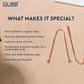 GUBB Copper Tongue Cleaner For Kids & Adults |Carefully designed U-shaped Copper Tongue Cleaner | Ayurvedic Tongue Scraper (With Handle)