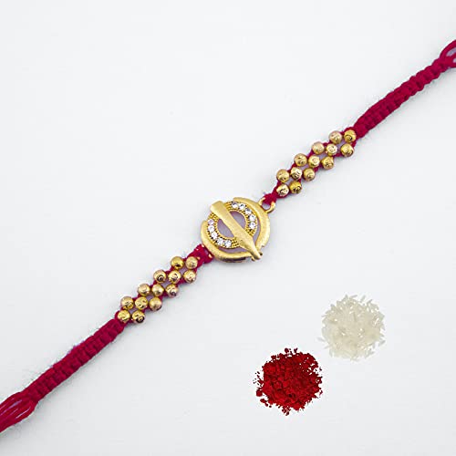 India Premium Khanda Rakhi for Brother