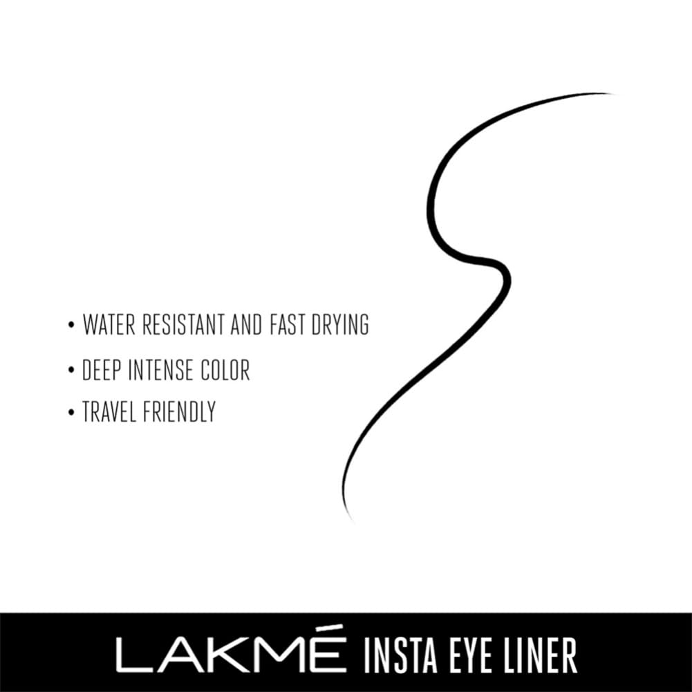 Lakme Insta-Liner Water Resistant Eyeliner, 9 ML