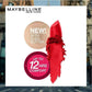 Maybelline New York Color Sensational Creamy Matte Lipstick, 690 Siren in Scarlet, 3.9g