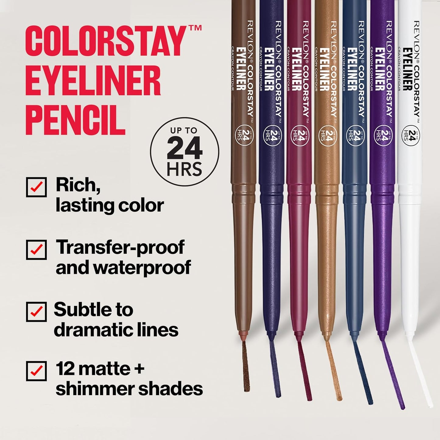 Revlon Colorstay Matte Eyeliner Pencil, Black Brown