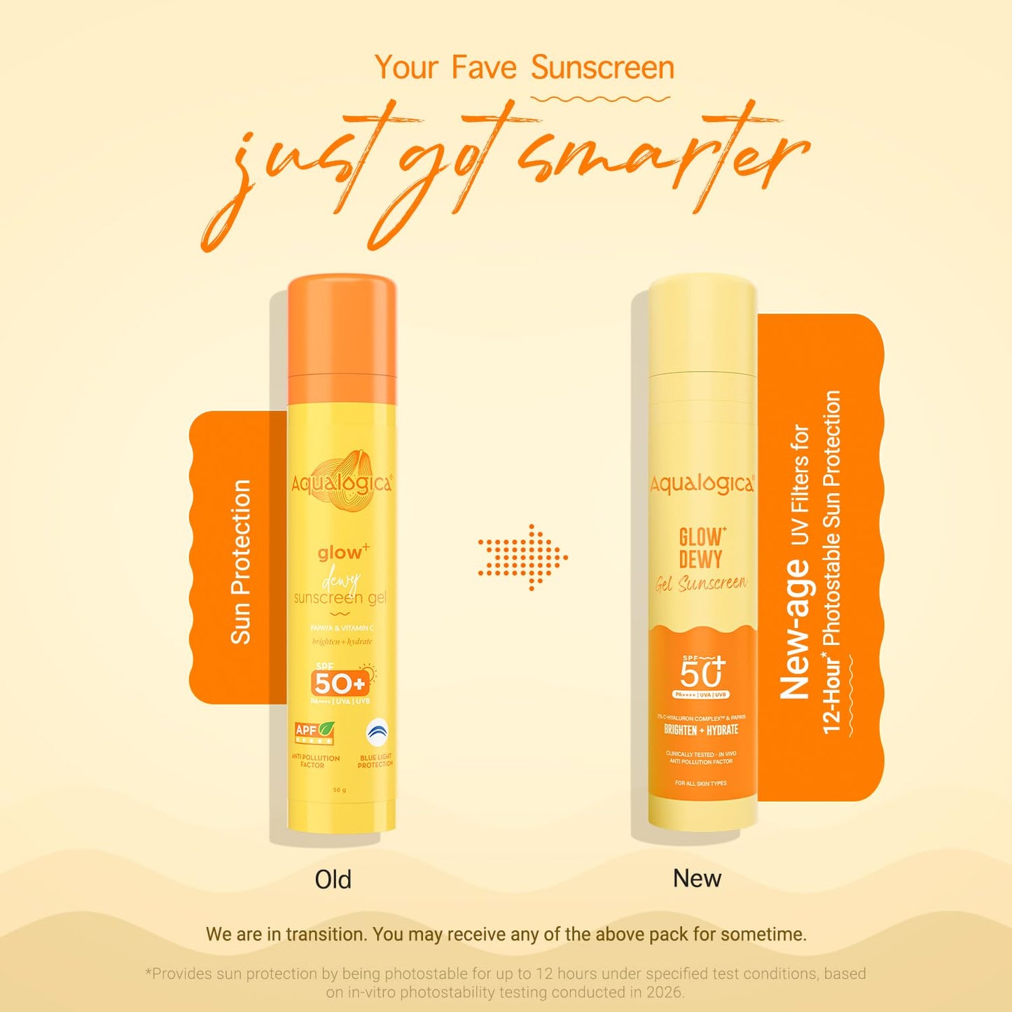 Aqualogica Glow+ Dewy Sunscreen SPF 50 PA+++, 50 gm