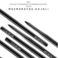 Colorbar Mesmereyes Opaque Pencil Kajal, Black 001, 0.35 gm Pack of 2