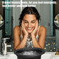 Silicone Face Bowl for Ice with Built-In Icetray, Collapsible Face Tub for Ice Bath