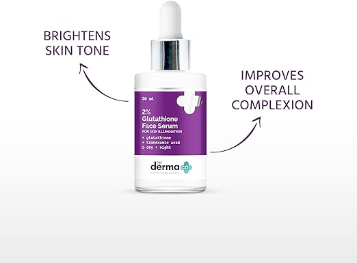 The Derma Co 2% Glutathione Face Serum With Glutathione and Tranexamic Acid For Skin Illumination- 30 ml