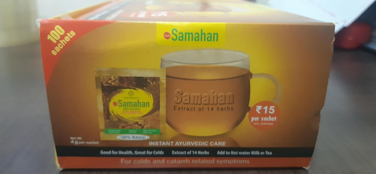 Samahan Herbal Extracts For Cold, Cough,Immunity, 400 Sachets