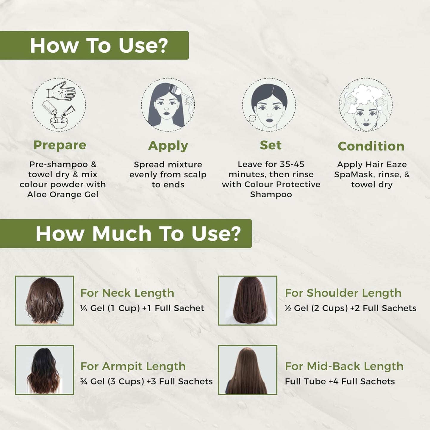 Indus Valley Damage Free Natural Gel Hair Colour for Women, Black 1.00-220 ml