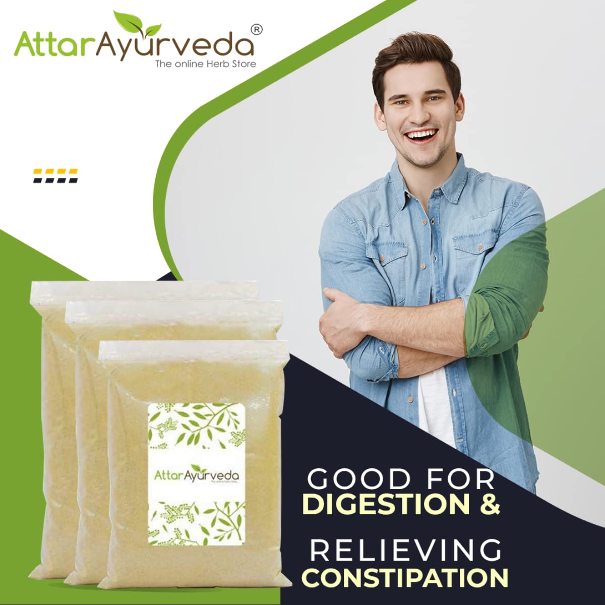 Attar Ayurveda Triphala Churan Powder (Ratio 1:2:3) - 600 grams