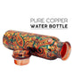 KC Pure Copper Designer Water Bottle with Leak Proof Protection, Ayurveda and Yoga Health Benefits, 1000 ml