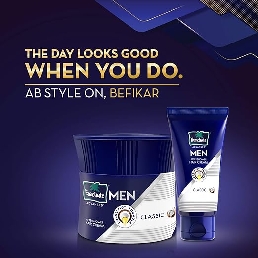 Parachute Advansed Men Hair Cream, Classic, 100 gm (Pack Of 3)