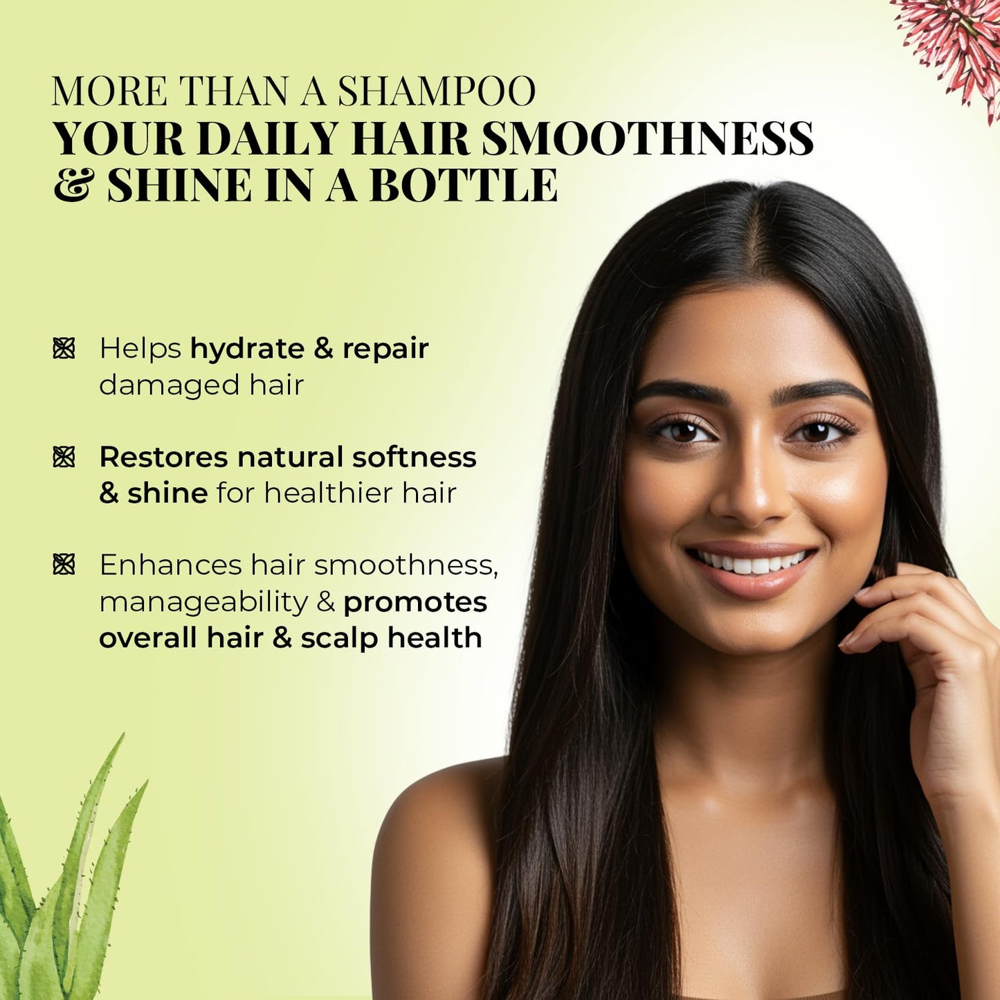 Just Herbs Ayurvedic Silky Strength Anti Dandruff & Hairfall Shampoo 200 ml