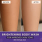BAKE 2% Kojic Acid Brightening Body Wash with Glycolic Acid & Alpha Arbutin | De-Tan Body Wash | For Pigmentation & Tan Removal | For Dark Knees & Elbows | Dark Spots & Sun Damage | For Men & Women - 250ml