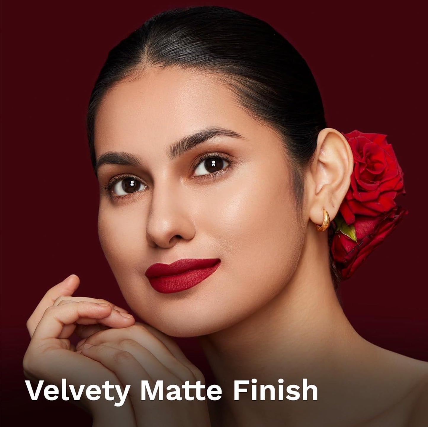 Pilgrim Matte Me Up Bullet Lipstick, 4.2 gm, Ruby Revolt-25