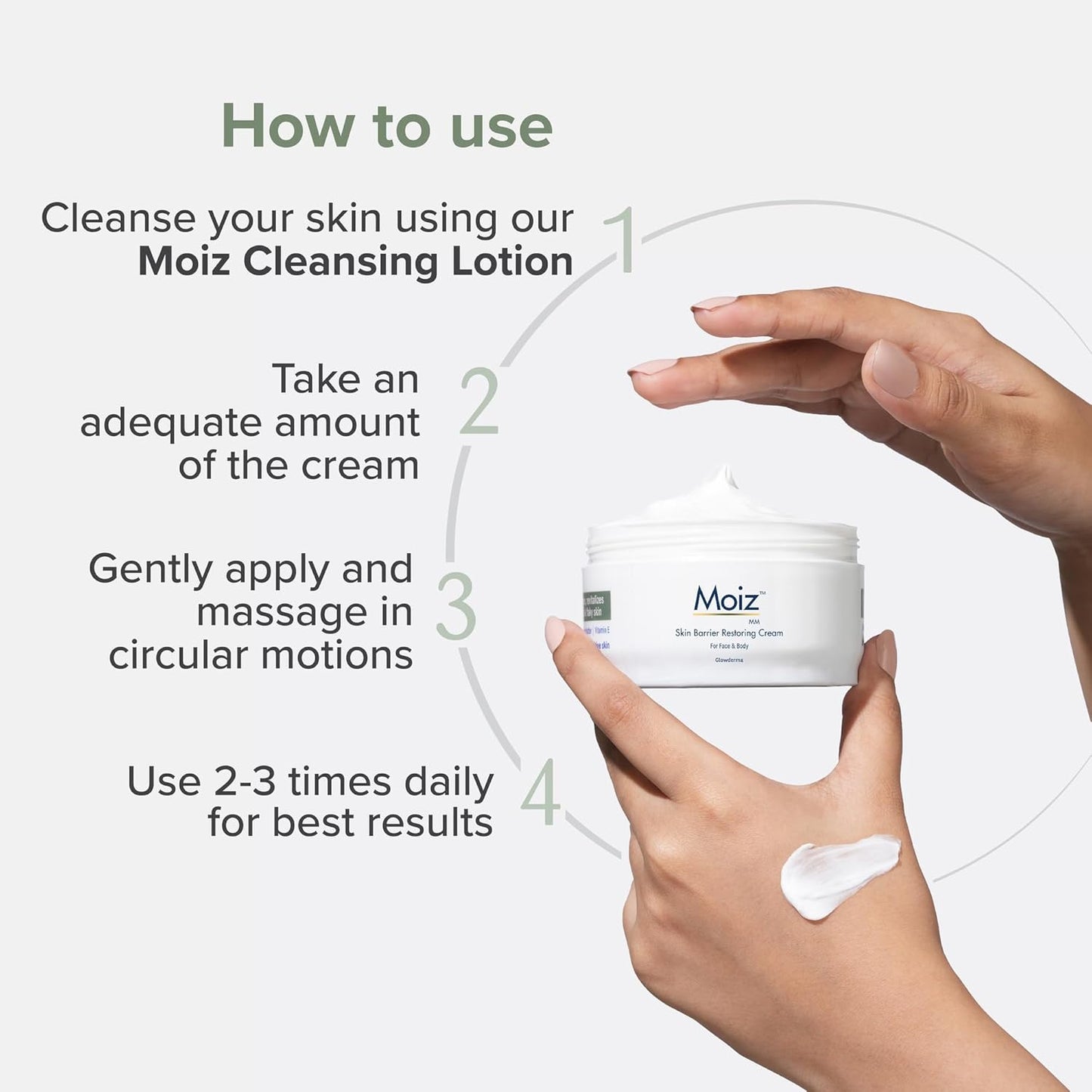 Moiz MM Skin Barrier Restoring Cream, 150 ml