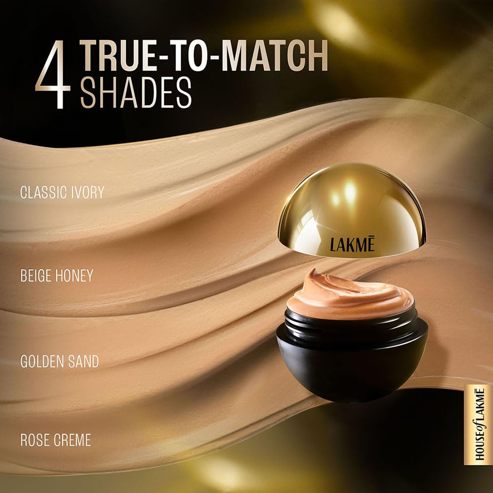 Lakme Xtraordin Airy Mattreal Matte Medium Coverage Mousse, Ivory Fair 12 gm