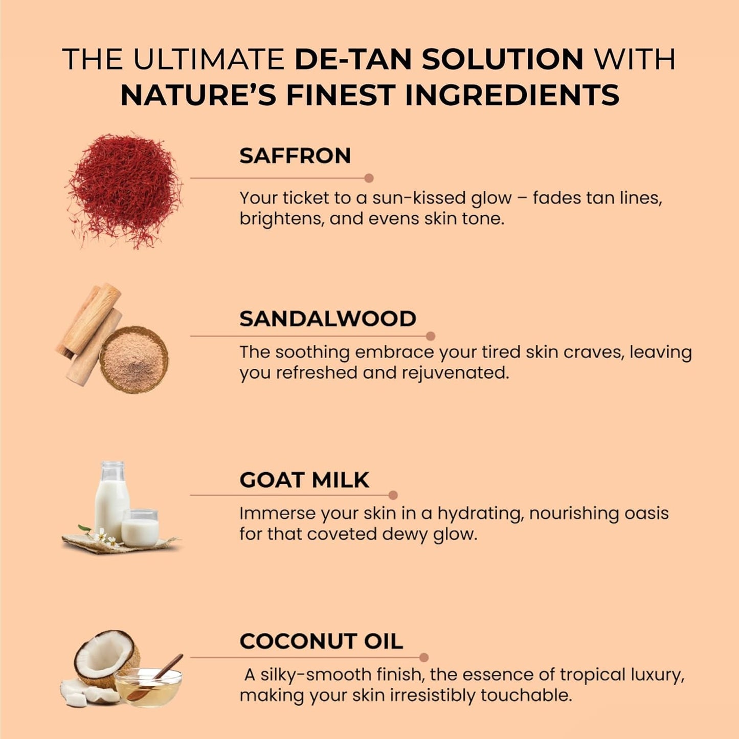 Ghar Soaps Sandalwood & Saffron Magic Soaps For Bath (300 gm Pack Of 3)