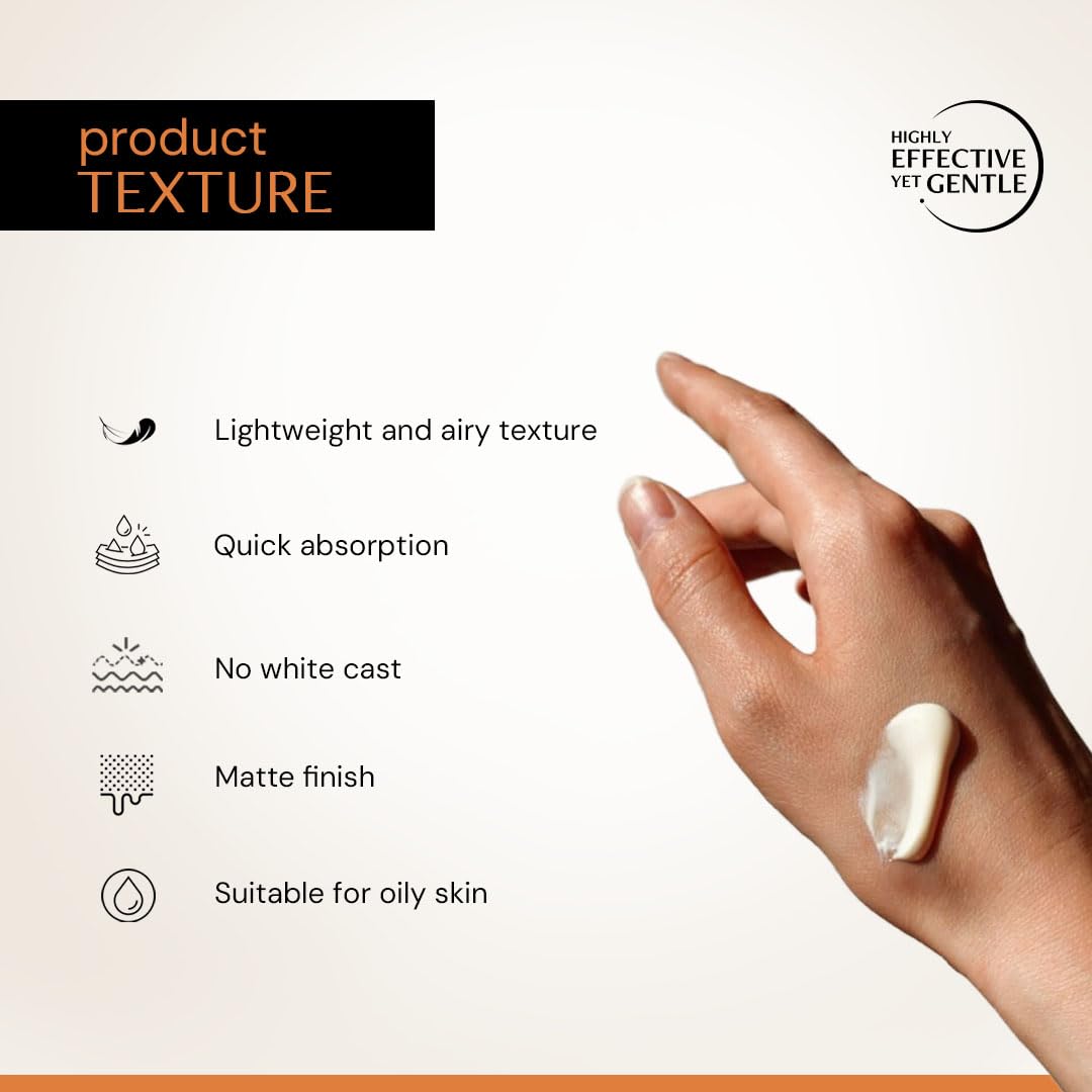Deconstruct 5% Vitamin C Gel Sunscreen for Oily Skin SPF 50 PA++++, 50 gm