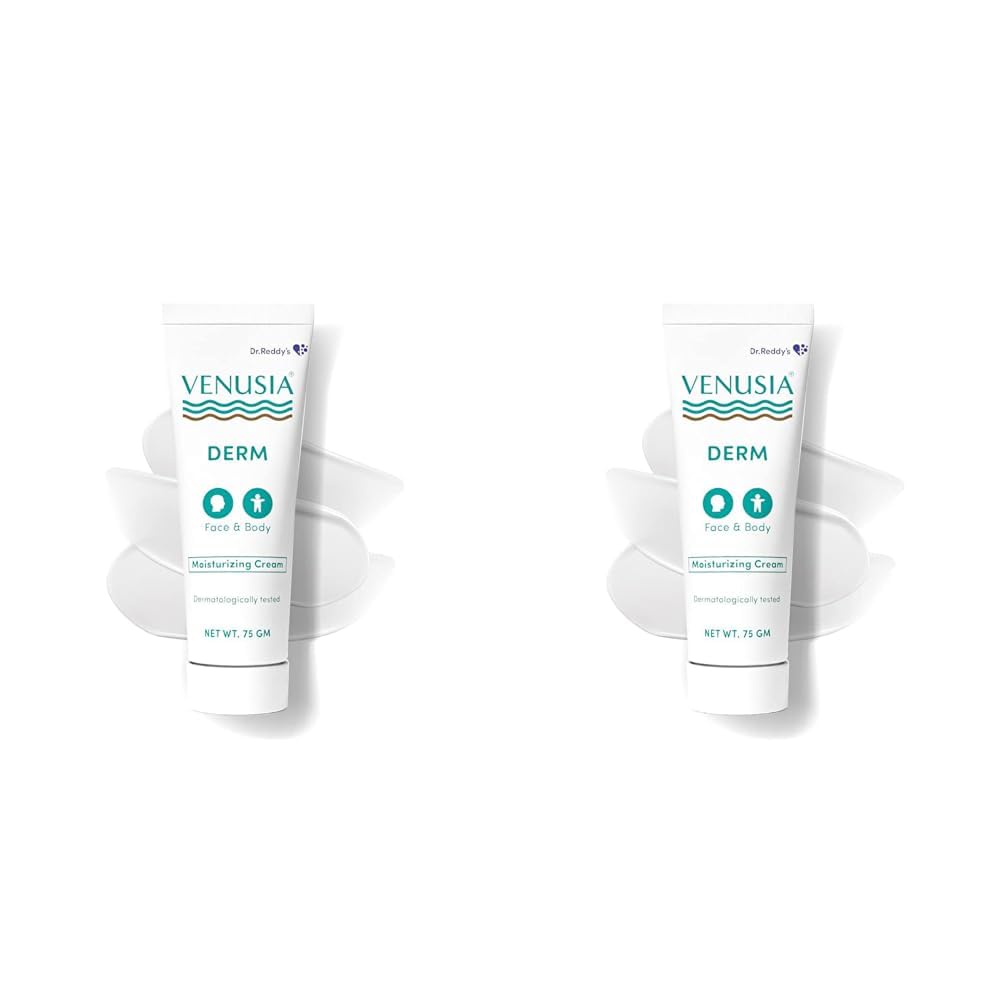 Venusia Dr Reddy'S Derm Moisturizing Lotion Cream, 75 gm Pack of 2