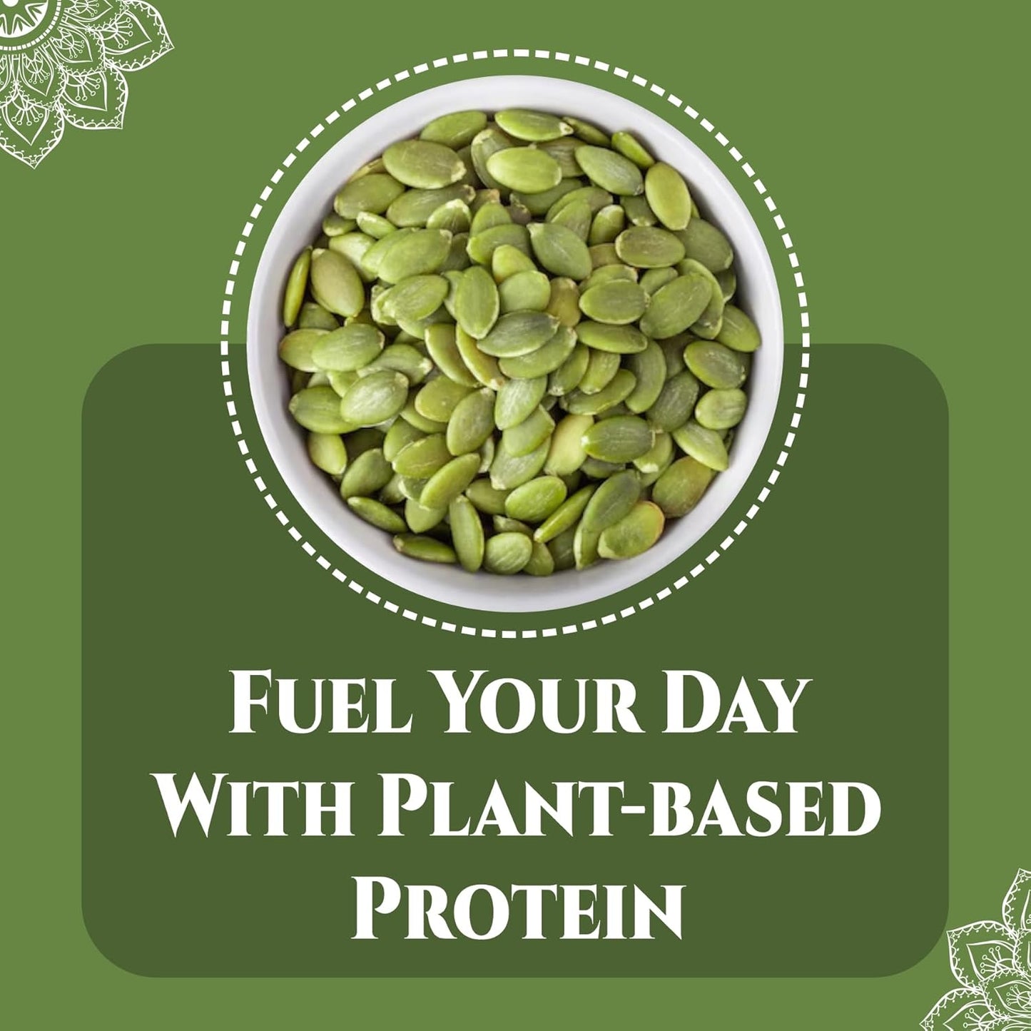 BRALCON Organic Pumpkin Seeds - 100g | Raw Unroasted Pumpkin Seeds for Eating | Protein and Fiber Rich Superfood | Rich in Omega-3 fatty acids