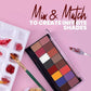 MARS 16 Color Ultra Pigmented Infinity Matte Lip Color Palette (Multicolor, 36 g)