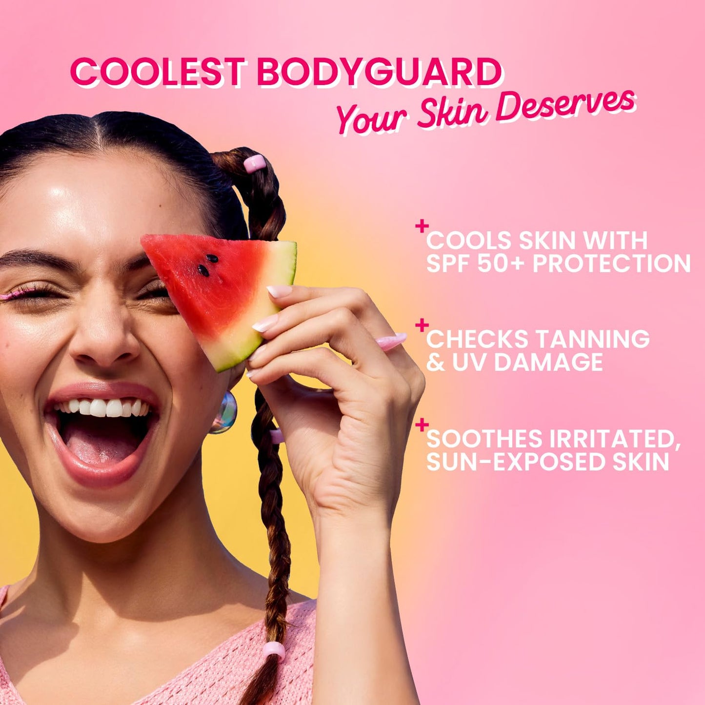 Dot & Key Watermelon Cooling Sunscreen Body Spray Spf 40 Pa+++, 110 ml