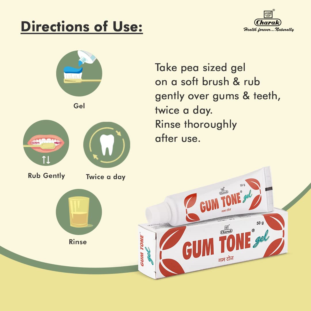 Charak Gumtone Herbal Gel, 50 Gram X 3