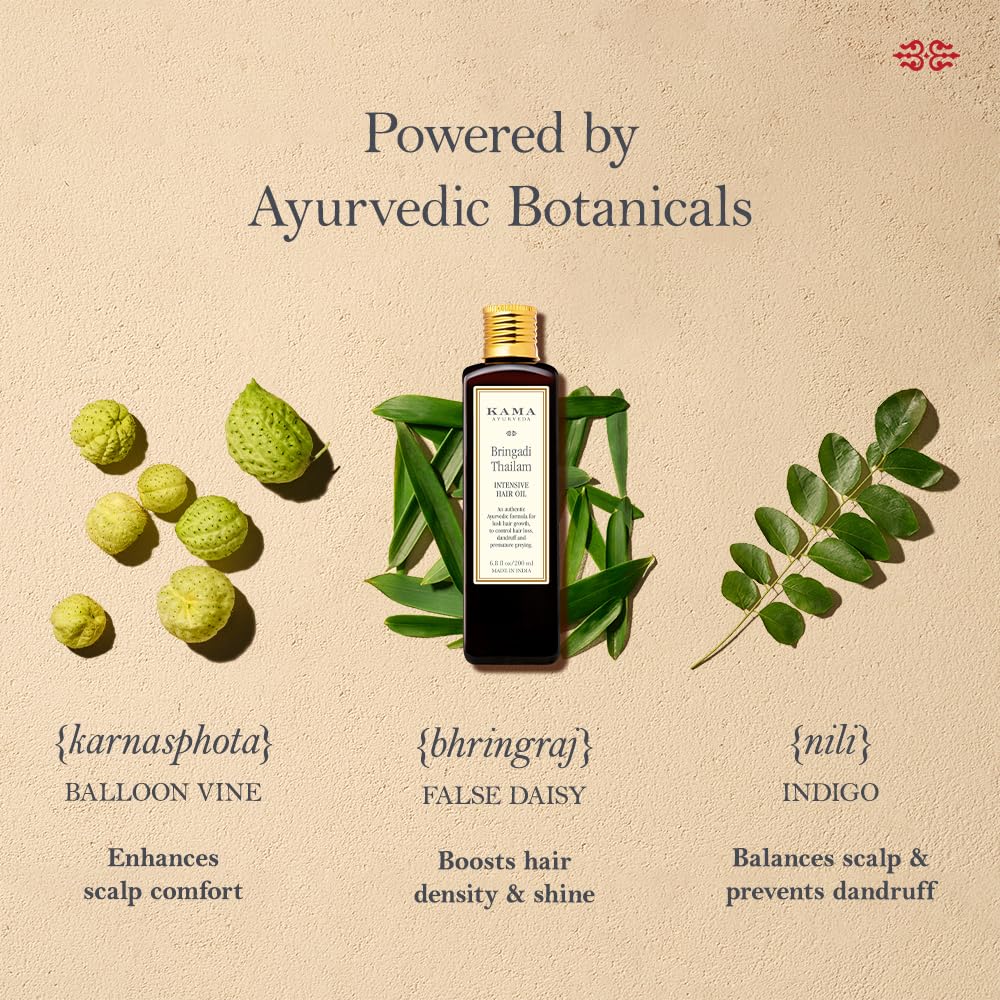 Kama Ayurveda Bringadi Intensive Hair Treatment, 100 ml