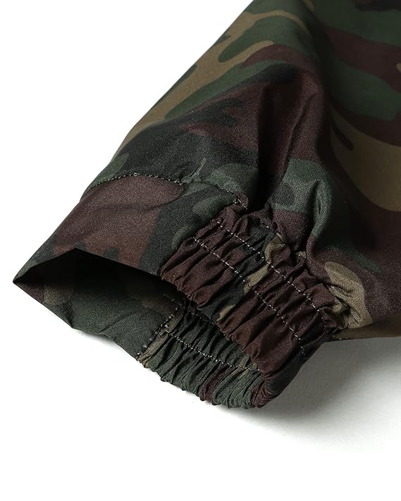 Wildroar Rain & Wind Cheater- Green Forest -Large -Size 40