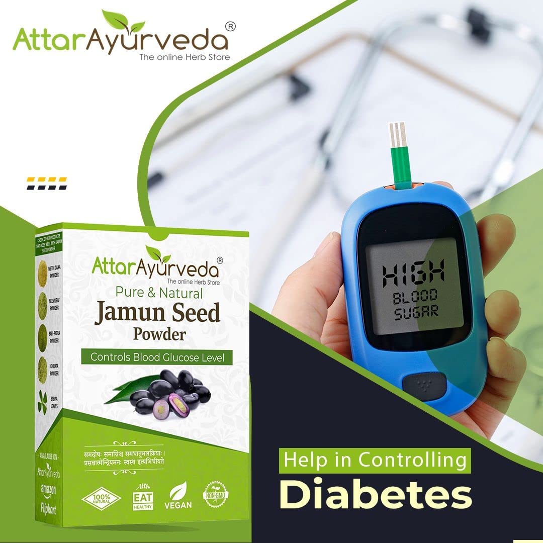 Attar Ayurveda Jamun Seed Powder - 500 g