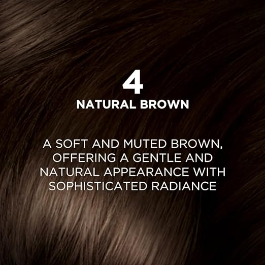 L'Oréal Paris Excellence Creme Hair Color, 4 Natural Brown/Natural Dark Brown, 72 ml+100g