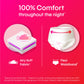 Kotex Overnight Period Panties (Small/Medium size, pack of 10 panties) for heavy flow period protection | with 360 degree anti-leakage design & airy-soft fabric | 1 panty = 3 regular pads