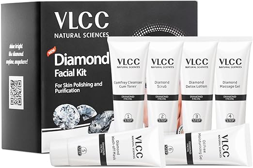 VLCC Diamond Facial Kit, 50g+10ml