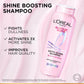 Loreal Paris Glycolic Gloss Shine Boosting Shampoo, 3% Glycolic Acid, 800 ml