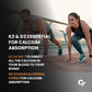 Carbamide Forte Vitamin D3 K2 Supplement for Bone & Heart Health-120 Veg Tablets