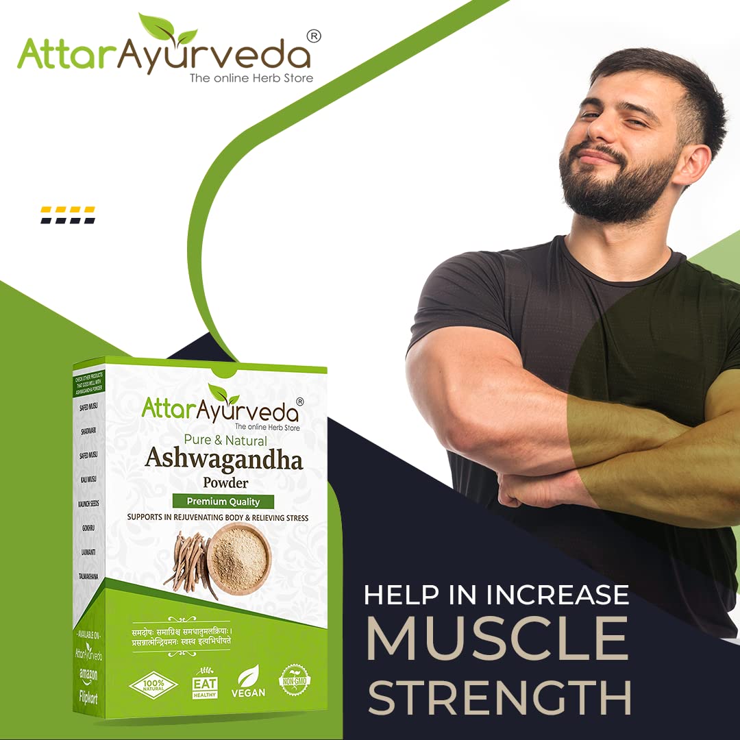 Attar Ayurveda Ashwagandha powder (250g) | Withania Somnifera