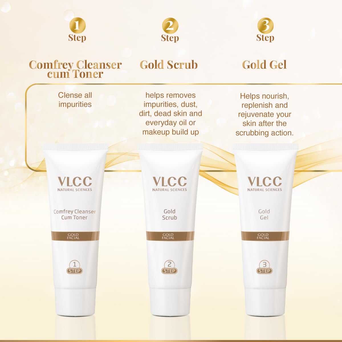 VLCC Gold Facial Kit - 60g