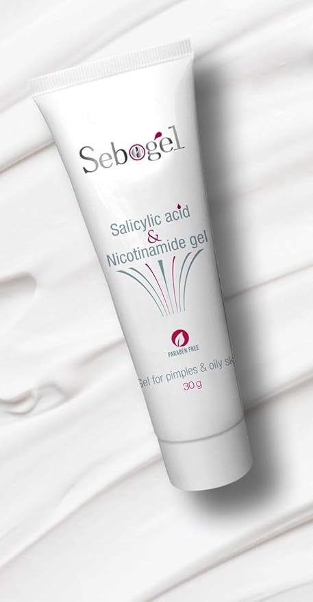 Sebogel Salicylic Acid & Nicotinamide Gel for Pimples & Oily skin - 30gm