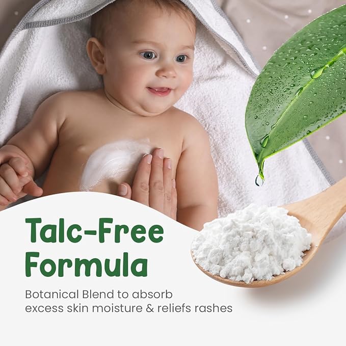 Mother Sparsh Talc-Free Natural Dusting Powder for Babies, 100g (Pack of 2)