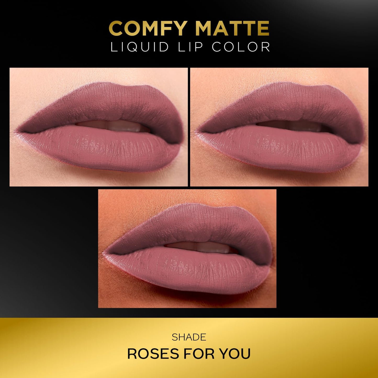 FACES CANADA Comfy Matte Liquid Lipstick - Roses For You 26, 3.8 ml | Comfortable 10HR Longstay | Intense Matte Color