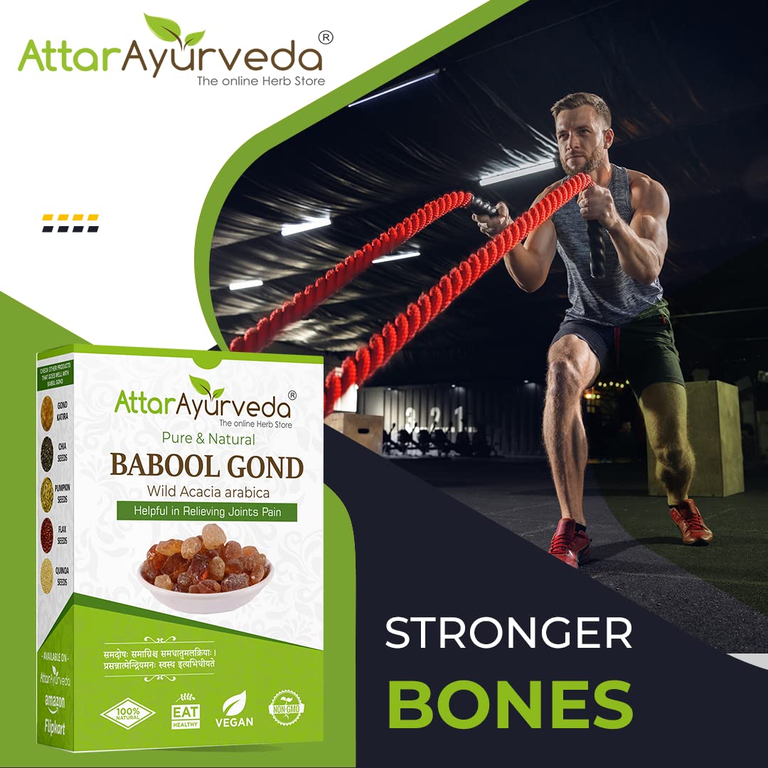 ATTAR AYURVEDA Babul Gond, Kikar Gond, Babool Gond, 250 gm