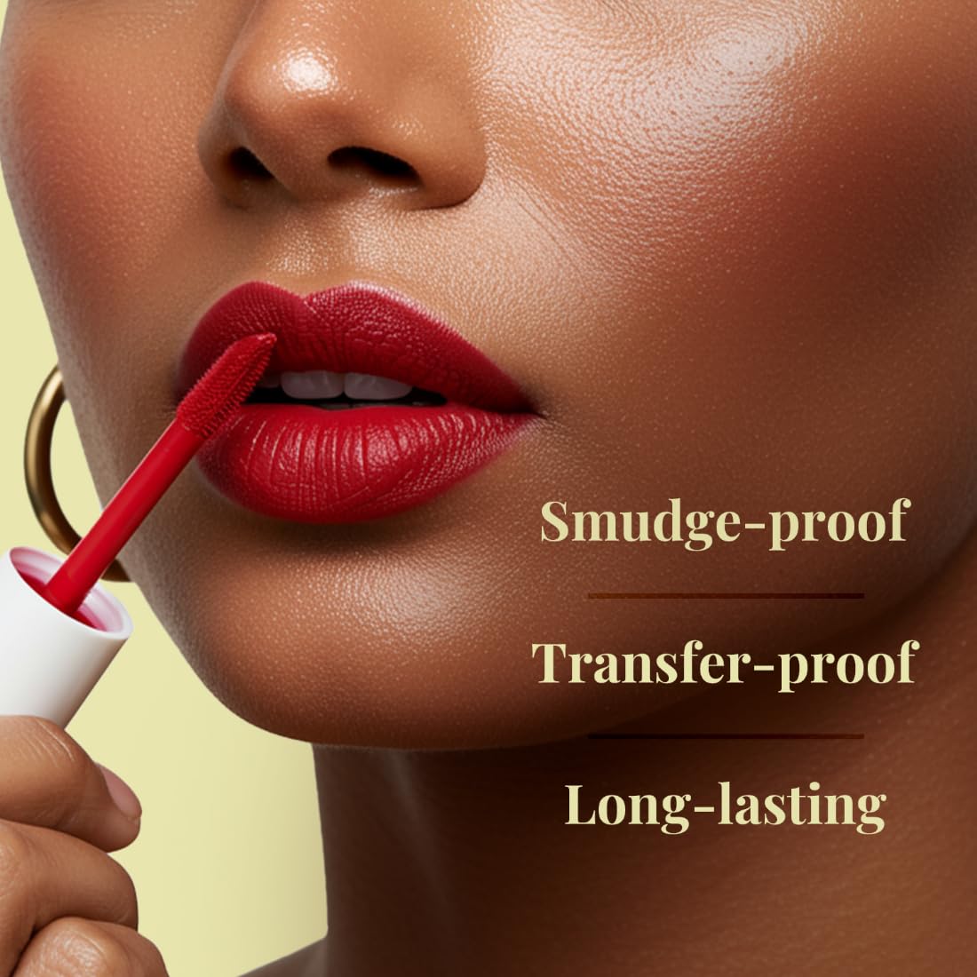 Just Herbs Herb Enriched Matte Liquid Lipstick, Set of 5, Deeps and Reds