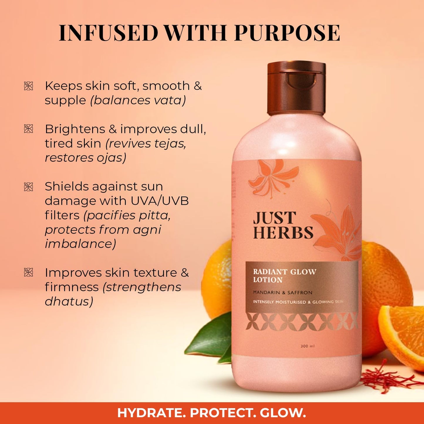 Just Herbs Radiant Glow Body Lotion 300 ml
