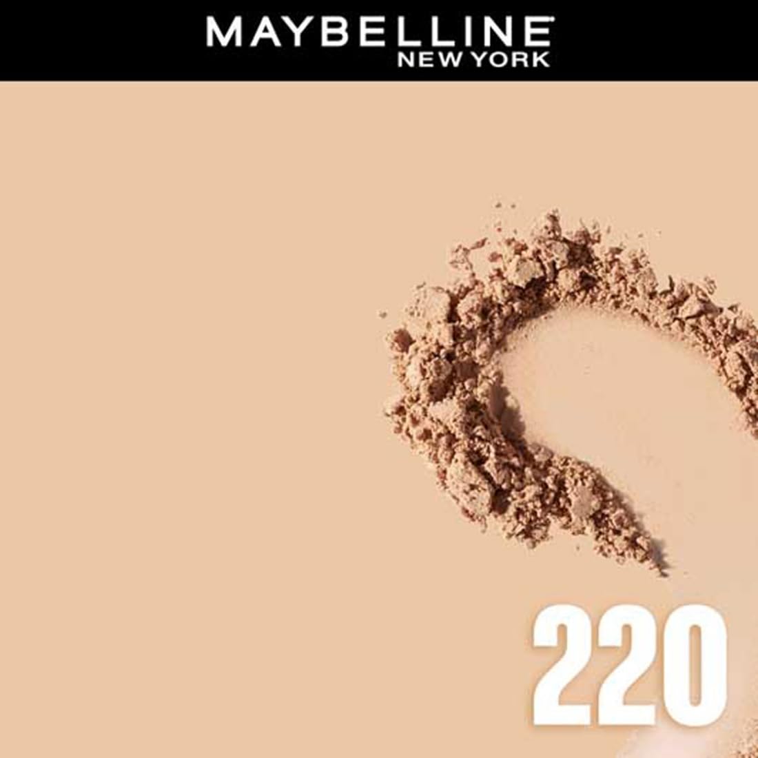 Maybelline New York Fit Me Shade 220 Natural Beige, Matte Compact Powder For Oily Skin, 8 gm