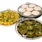 QSEC Stainless Steel Multi Kadai Idli Cooker Steamer With Copper Bottom All-In-One Big Size Dhokla Cooker | 5 Plate 2 Idli | 2 Dhokla | 1 Patra | Momo Steamer | 3 In 1 | Idli Maker Steamer, 6 Liters