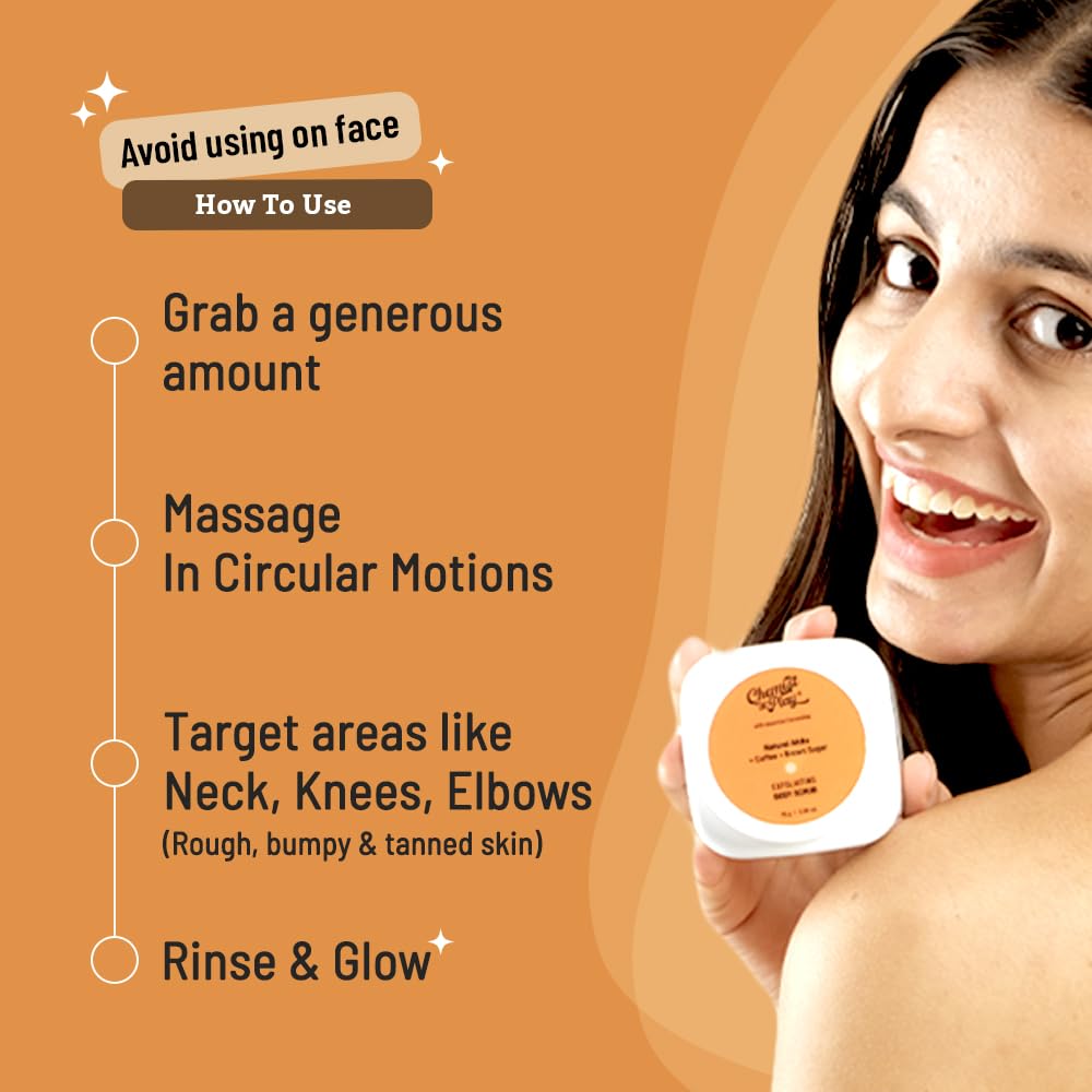 Chemist at Play Exfoliating Body Scrub for Removing Tan & Dead Cells, 75 gm Pack of 2