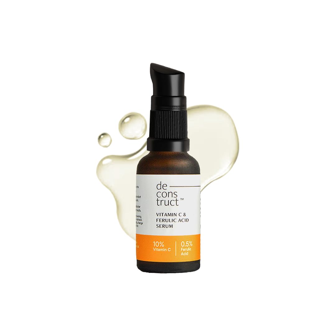 Deconstruct 10% Non-Irritating Vitamin C Face Serum, 10% Vitamin C + 0.5% Ferulic Acid, 20 ml