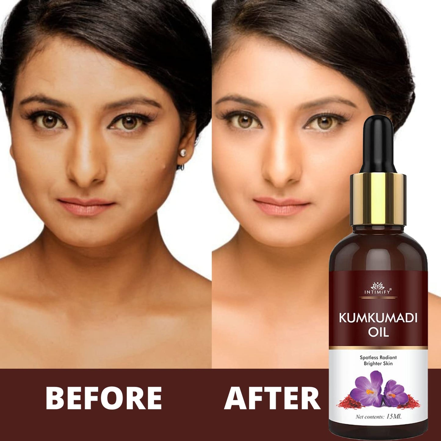 INTIMIFY Kumkumadi Tailam For Face, 30 ml Pack of 2