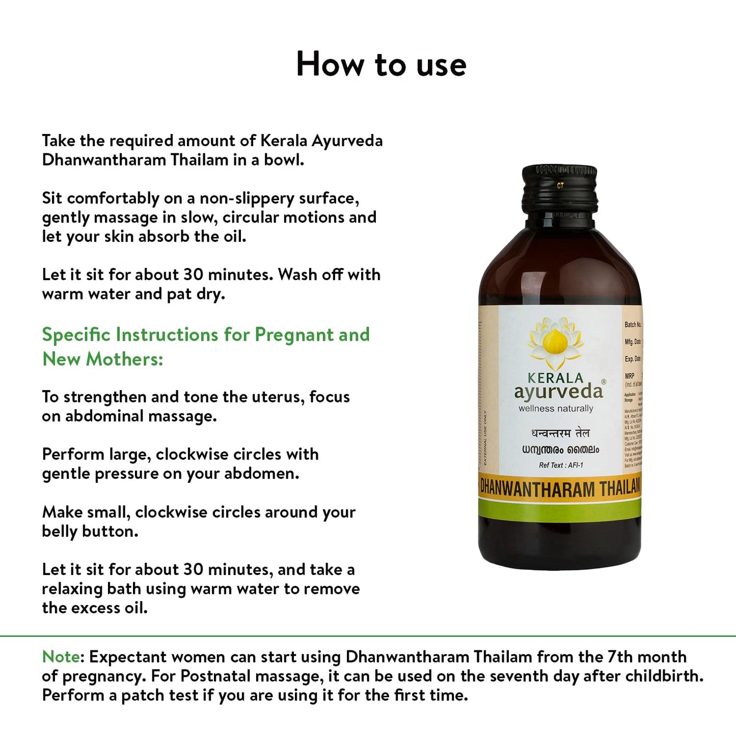 Kerala Ayurveda Dhanwantharam Thailam - 200 ml