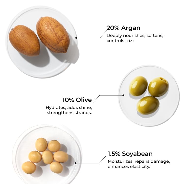 Brillare Argan Hair Oil, with the Goodness of Olive oil & Sunflower Oil